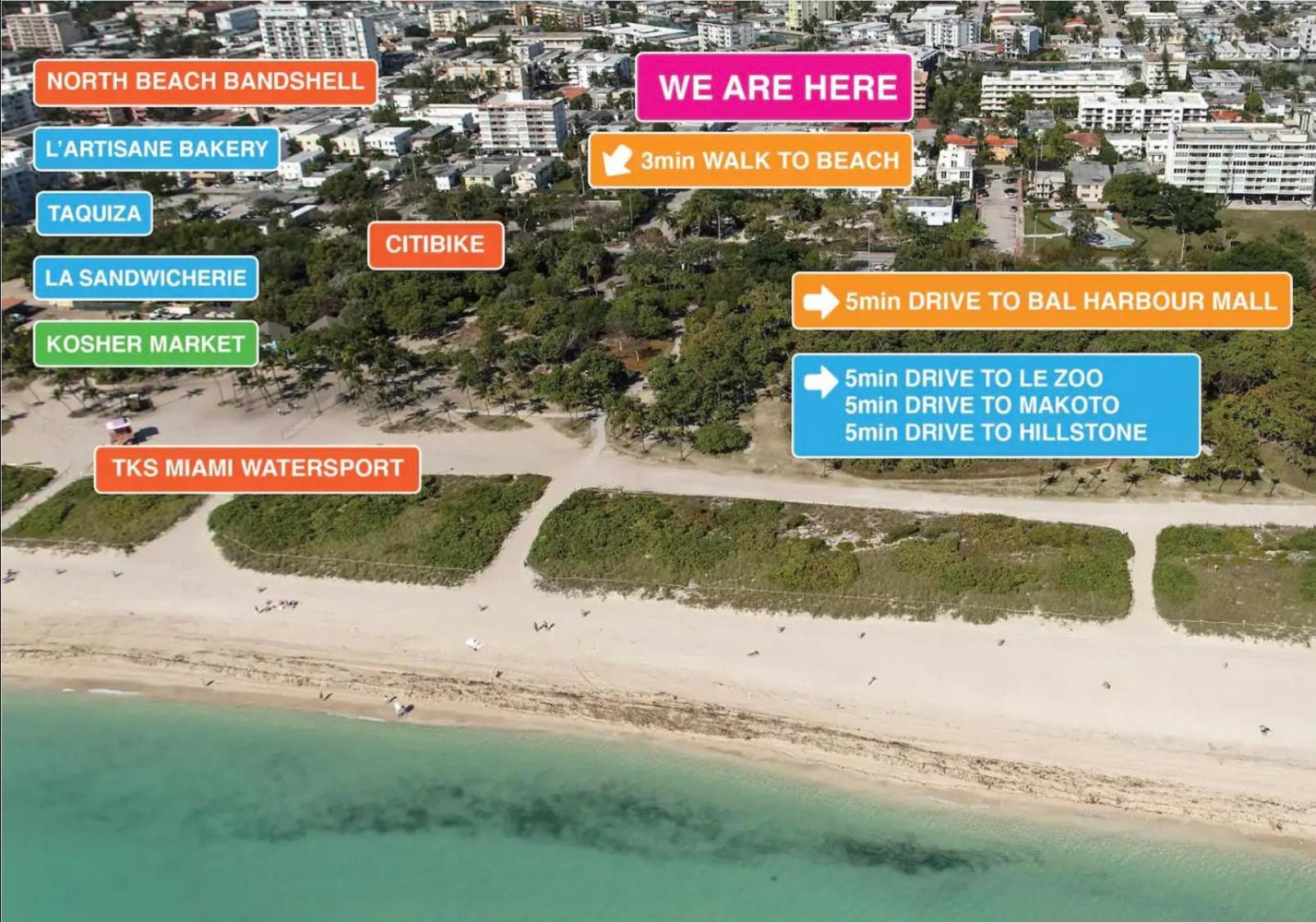 Steps To Sea Miami Beach Free Parking Pet & Family Friendly Διαμέρισμα Εξωτερικό φωτογραφία